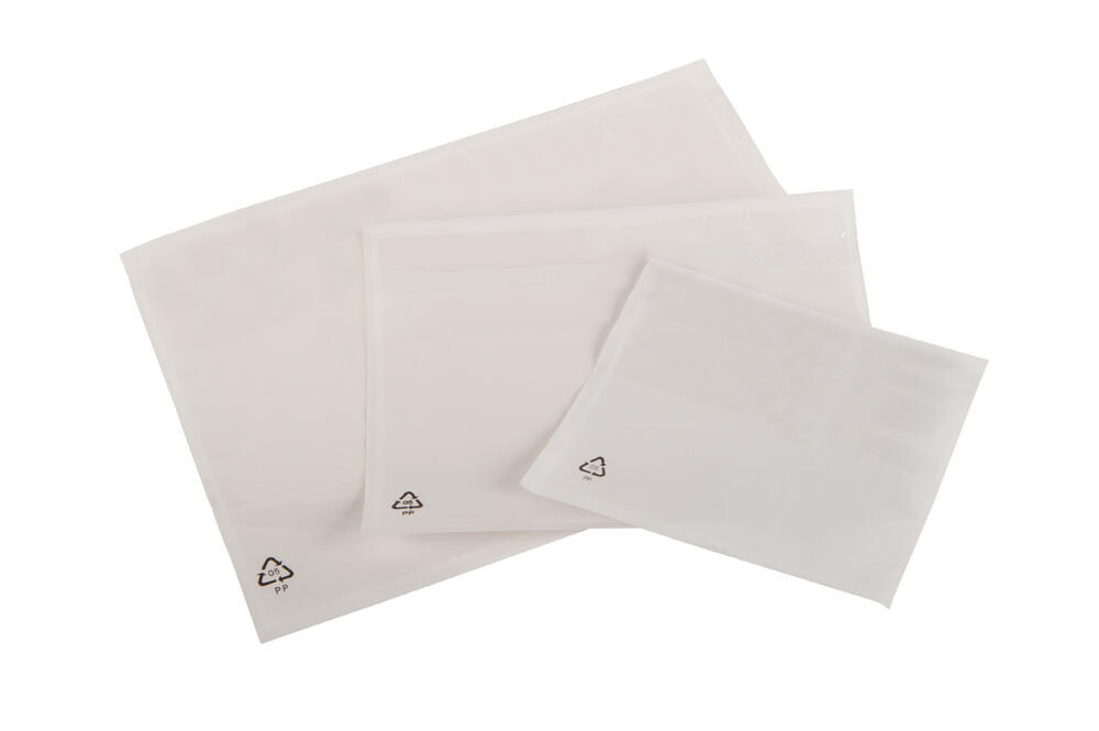 Secure Packing Wallet Labels Document wallets | Lightning Packaging | self adhesive pouches | UK