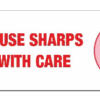 Do not use sharps labels