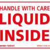 Liquid inside labels