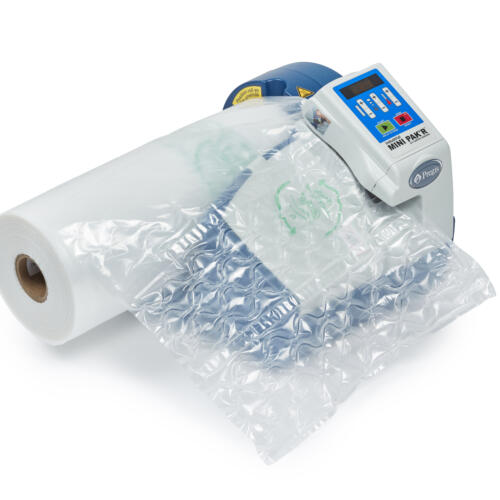 Mini pak r machine to produce pillow packaging