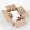 cushioning paper packaging system