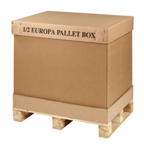 double wall corrugated container supplied fitted to pallet