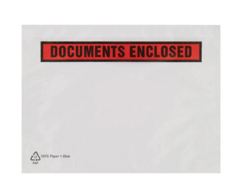 Recyclable document wallets