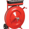 Mobile dispenser steel strapping