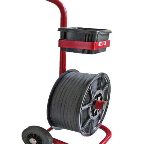 mobile polypropylene strapping dispenser