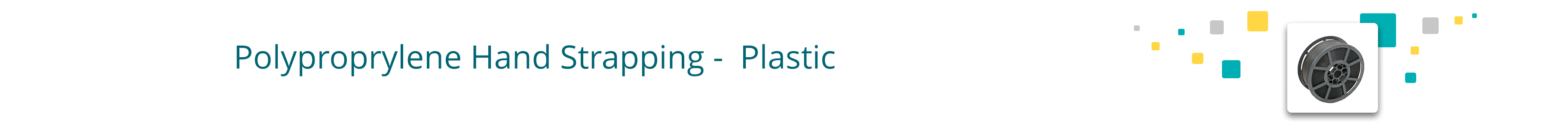 Polyproprylene Hand Strapping – On a Plastic Reel