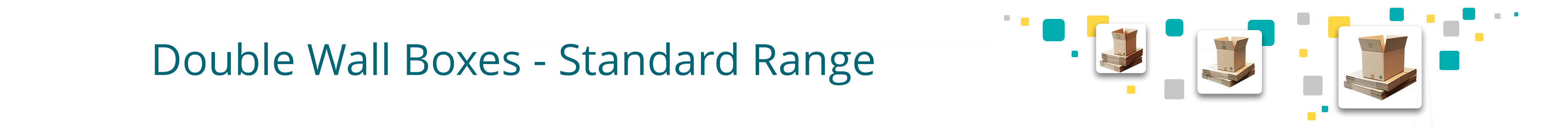 Double Wall Cardboard Boxes – Standard Range