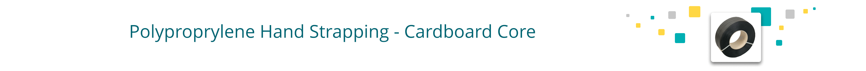Polypropylene Hand Strapping - Cardboard Core